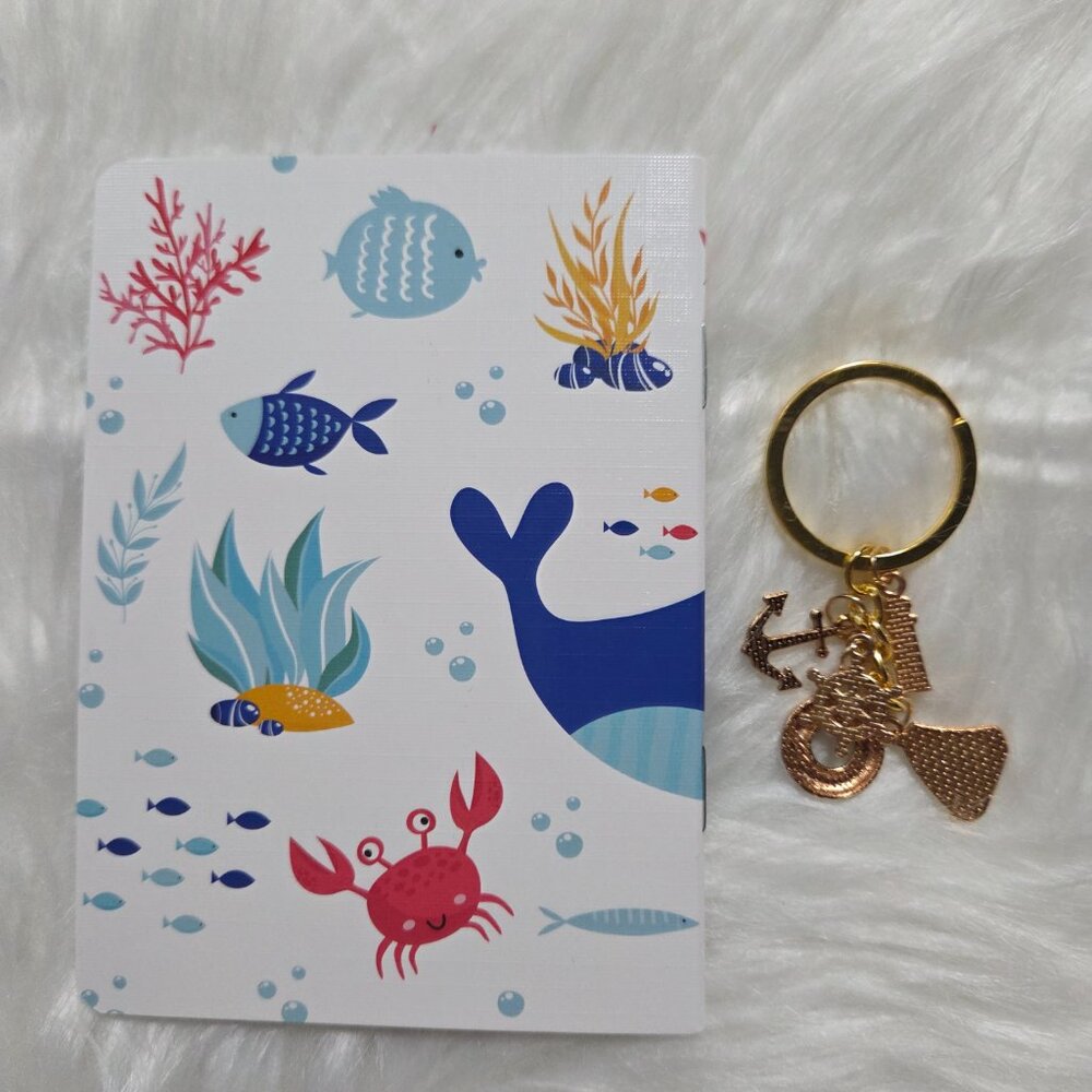 Nautical Keychain/Mini Notebook Set - Picture 2 of 9